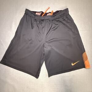 Nike Shorts Mens Large Gray Orange Shorts Athletic